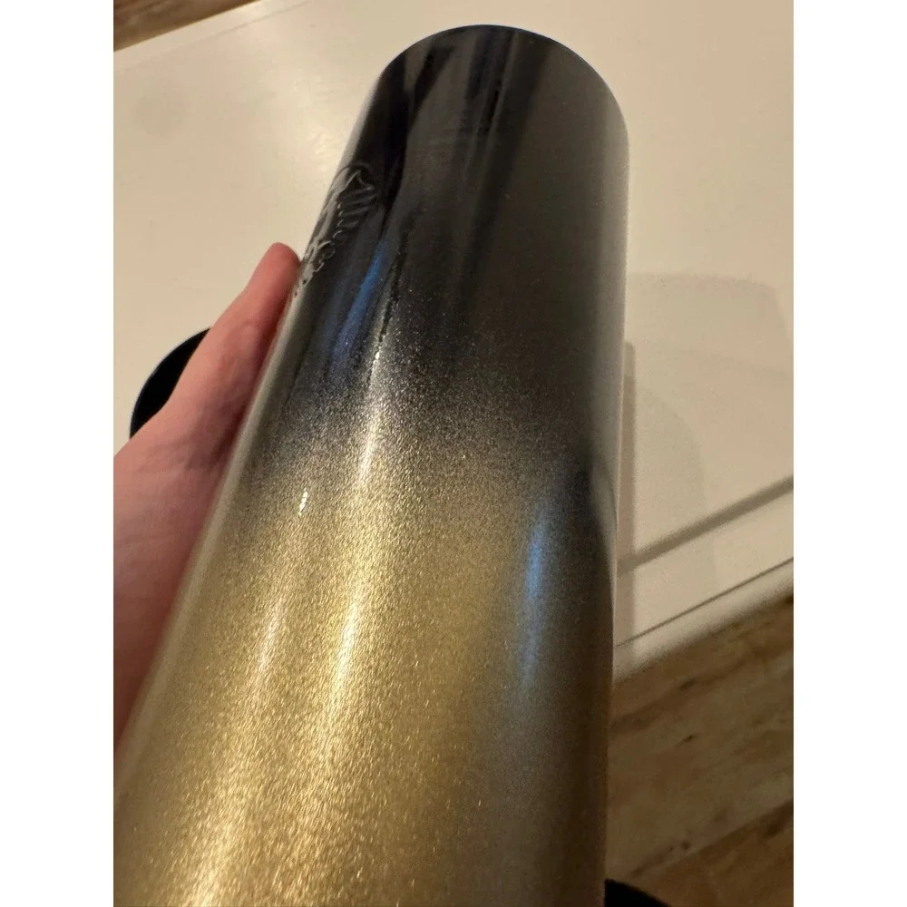 Starbucks Disney World‎ 50th Anniversary Black Gold Ombre Tumbler 24oz Cold Cup